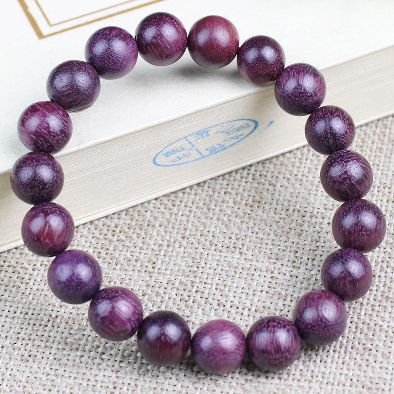 Браслеты из сандалового дерева 10 мм с одной петлей - буддийские бусины унисекс, четки, ювелирные изделия