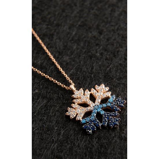 Snowflake Necklace 925 Sterling Silver Necklace