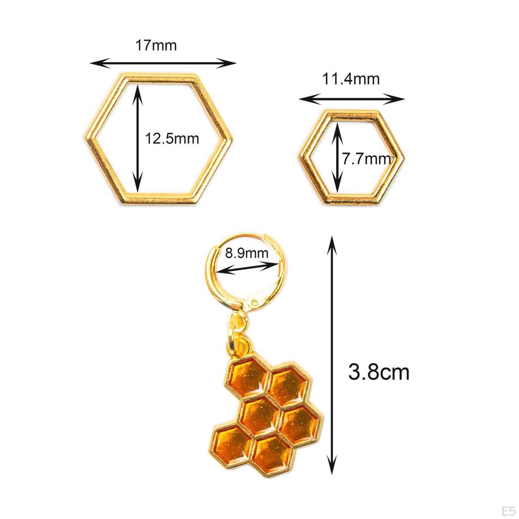 Knitting Crochet Marker Hexagon Smooth Supplies Stoppers Locking Markers for Crocheting