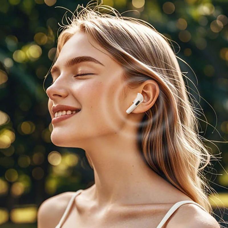 VAORLO Luxurious TWS Wireless Earphones HiFi Stereo Music Headset Noise Cancel Earbuds With HD Microphone Low Latency Headphone