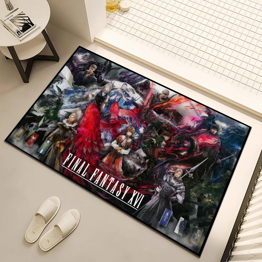 Игра F-Final Fantasy XVI Маленький ковер Прикроватный Кухня Ванна Гостиная Дом Дом Спальня Напольный коврик Придверный коврик Ковер Украшение