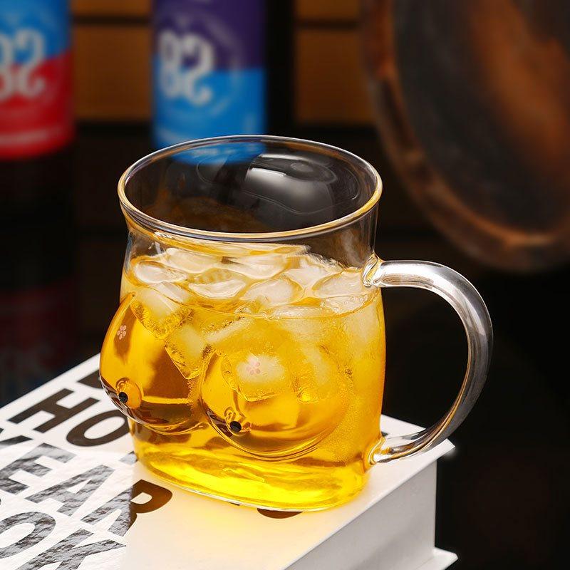 Креативная стеклянная кружка в форме тела, бокалы для виски, бокал для вина, сексуальная женская кружка в форме груди, пивная кружка для водки, виски, пива