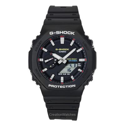 G-Shock аналоговые цифровые часы из био-смолы с черным циферблатом кварцевые мужские часы GA-2100RL-1A 200M