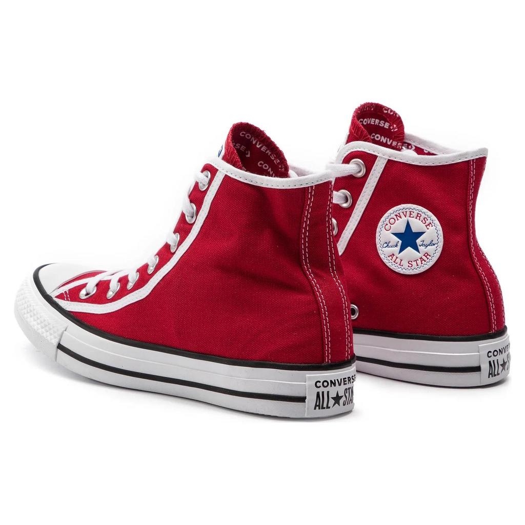 Converse Chuck Taylor All Star Casual High Top Canvas Shoes Unisex Sneakers Red White 163980C