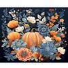 Frame Painting By Numbers Kits For Adults Oranges Pumpkin Flower Picture By Number On Canvas Wall Art 40x50cm