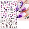 Nail Sticker 3D Liner Dark Butterfly Skull Flower Transfer Beautiful Decals Decoration Nail Art Accessories DIY Design