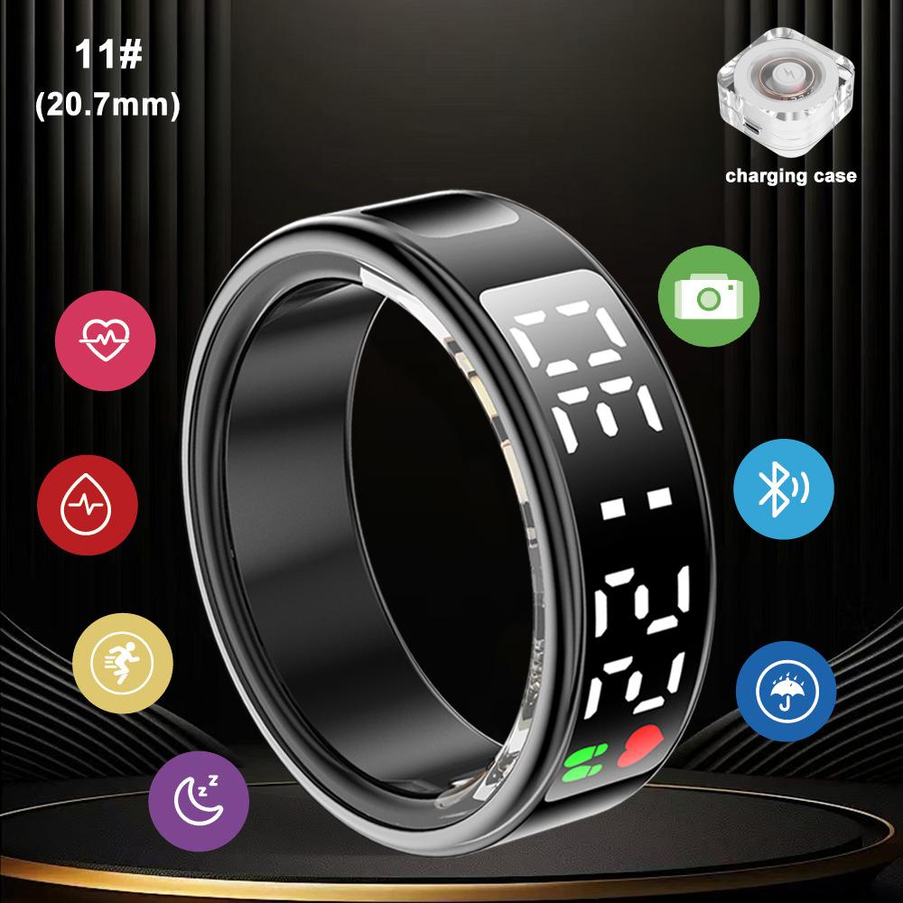 2025 Смарт-кольцо для сна, монитор сердечного ритма, IP68, водонепроницаемый, Bluetooth 5.0, несколько спортивных режимов для мужчин и женщин, Android IOS