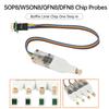 SOP8/WSON8/QDFN8 Microchip SMD Пружинный контакт для прожига, Чтение/Запись, Тестовый зонд, Программатор, Кабель для прожига флеш-памяти