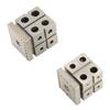 2 Size Steel Dapping Block for Jewelry Shaping Watch Repair Tool Square Die Doming Forming Block for Hobbyists Jewelers