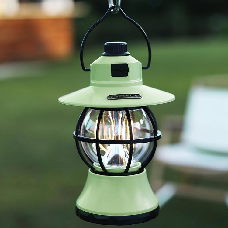 Уличный портативный кемпинговый фонарь Бесступенчатое диммирование Палаточный свет Атмосферный теплый свет Лампа для кемпинга с зарядкой