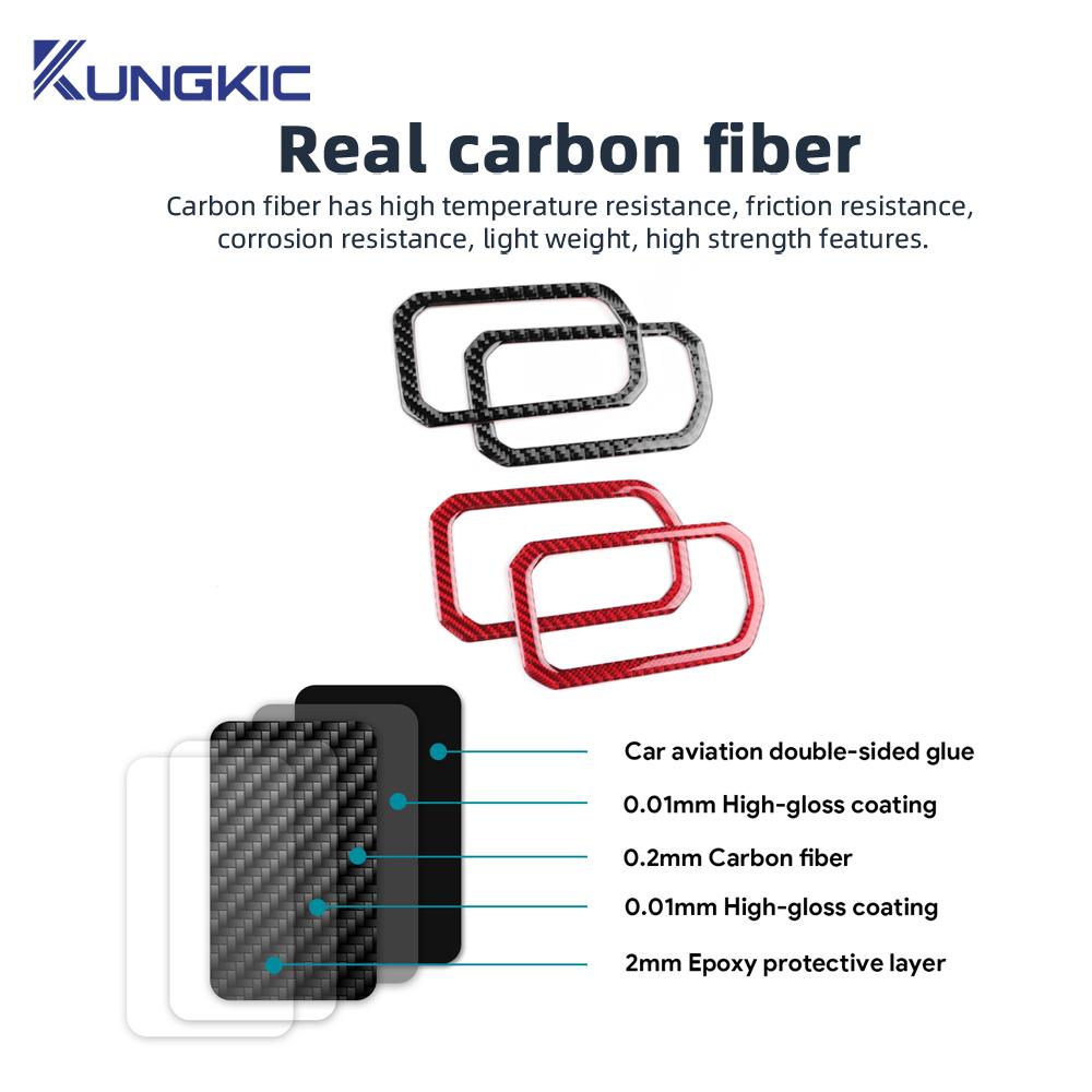 Наклейка из настоящего мягкого углеволокна для Suzuki Jimny 2019 2020 2025 2025 2025 2025 2025 LHD RHD Отделка рамки внутренней ручки двери автомобиля