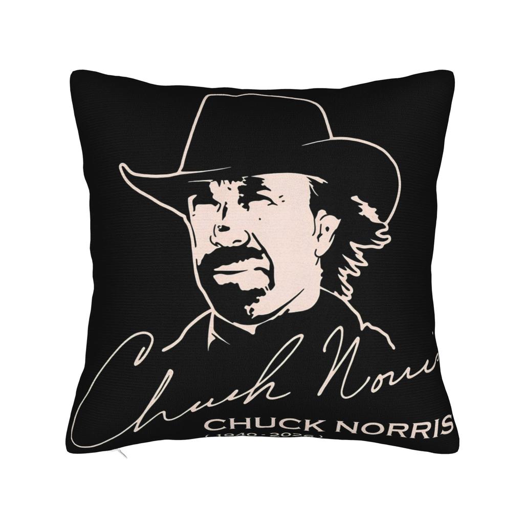 Chuck Norris Texas Ranger Poster Pillow Cover Novelty Pillow Case For Living Room Bed Chair Print Cushion Cover Gift