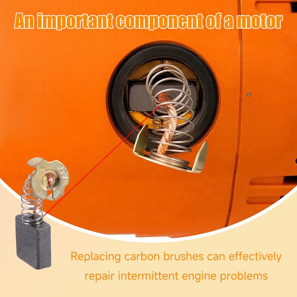 69 шт. Замена угольных щеток двигателя 23 различных размера Электрические универсальные наборы щеток для угловой шлифмашины, перфоратора