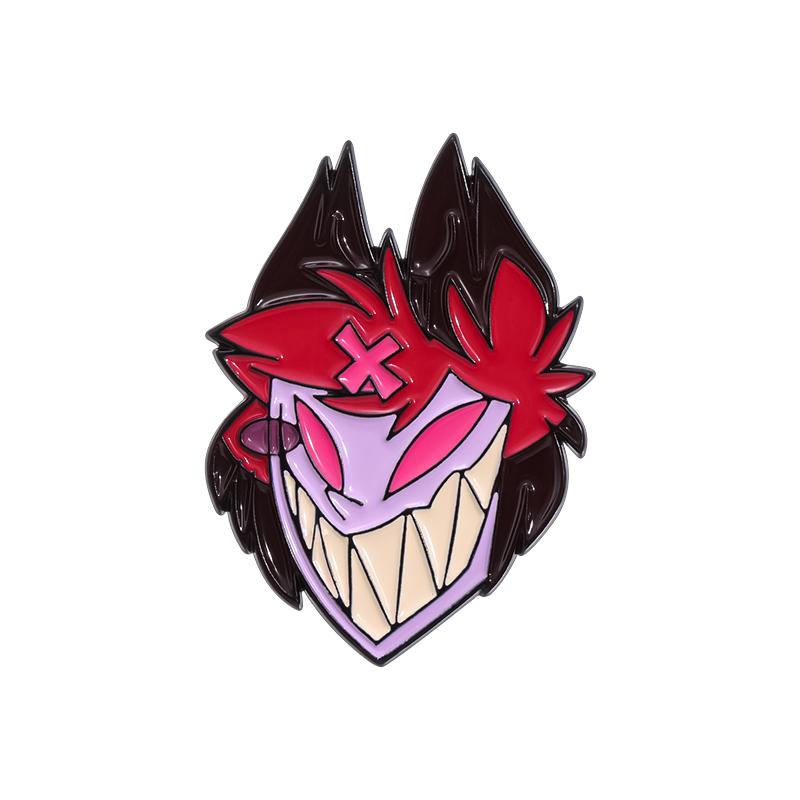 Area Devil Enamel Pins Custom Punk Gothic Brooches Lapel Badges Cartoon Animation Jewelry Gift for Kids Friends
