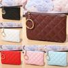 Women Wallet Portable Mini Faux Leather Smooth Zipper Key Ring Cards Holder Solid Color Slim Wallet Coins Purse Adult Sex Wear