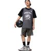 Li Ning Badfiv Series Seven City Collaboration свободные спортивные повседневные шорты цветные блоки мужские шорты черные с оттенком белого дымчато-серые AKST821-2