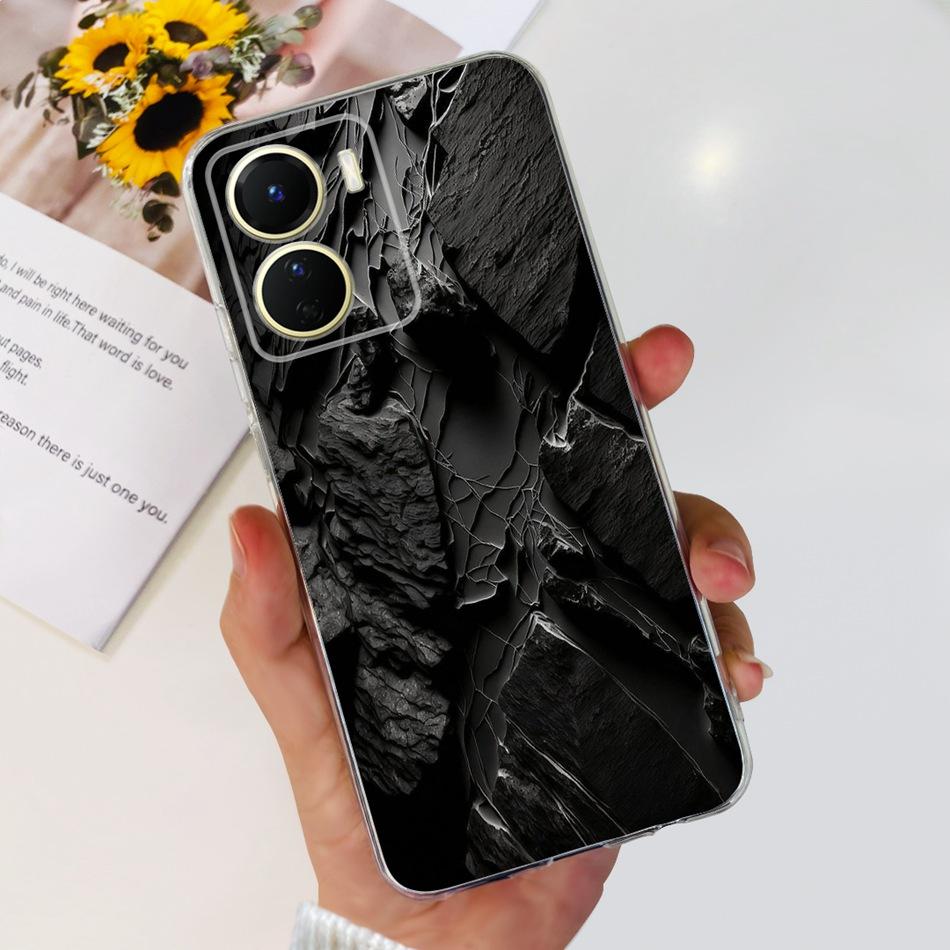 Чехол для Vivo Y16 Чехол для Vivo Y56 5G V2225 Модный узор Мягкий силиконовый чехол из ТПУ для Vivo Y16 Y 16 4G V2204 V2214 Чехлы для телефона