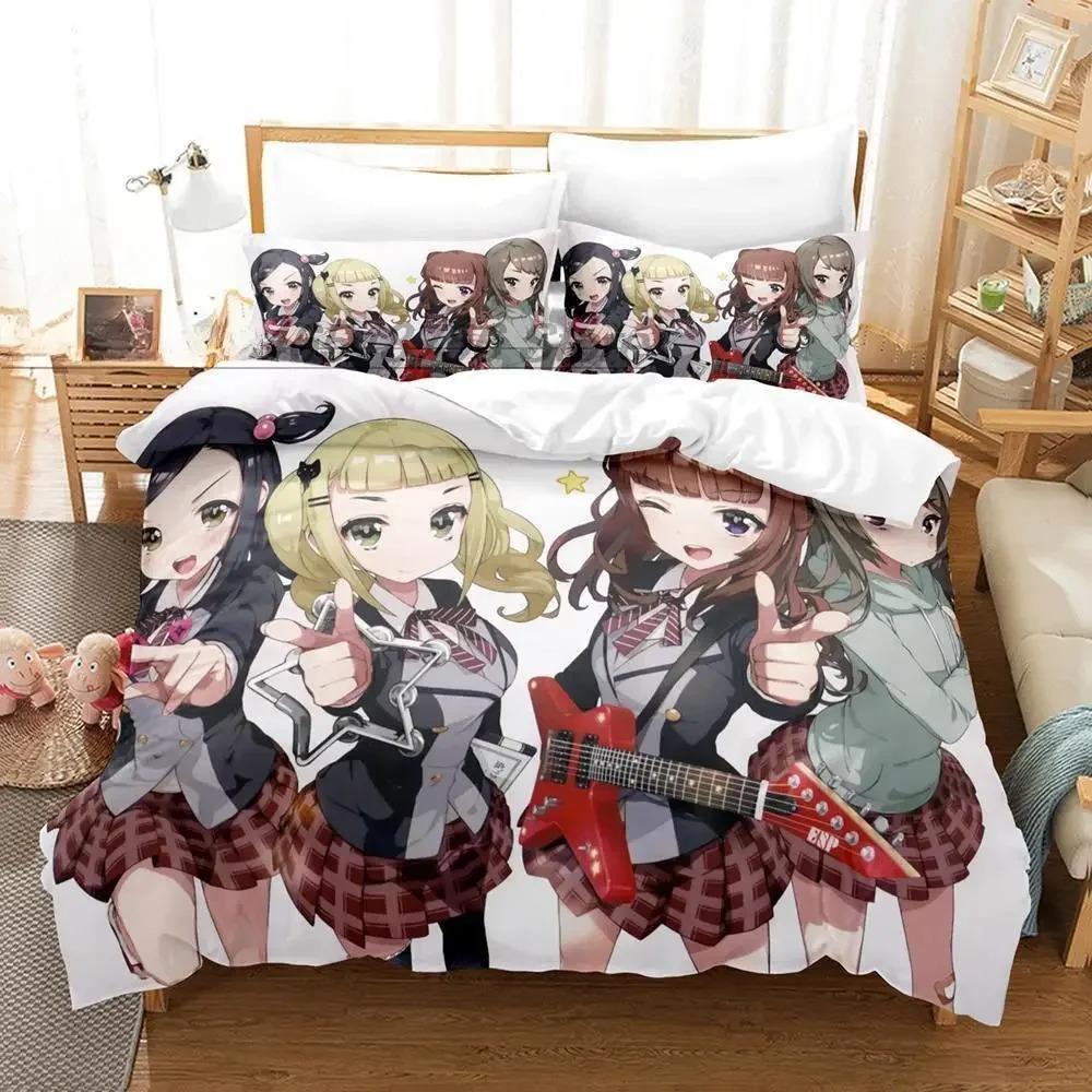 3D-печать BanG Dream! Girls Band Party! Комплект постельного белья Односпальный Twin Full Queen King Размерный Комплект для кровати Взрослый Детская Спальня Пододеяльник Комплекты Инструмент