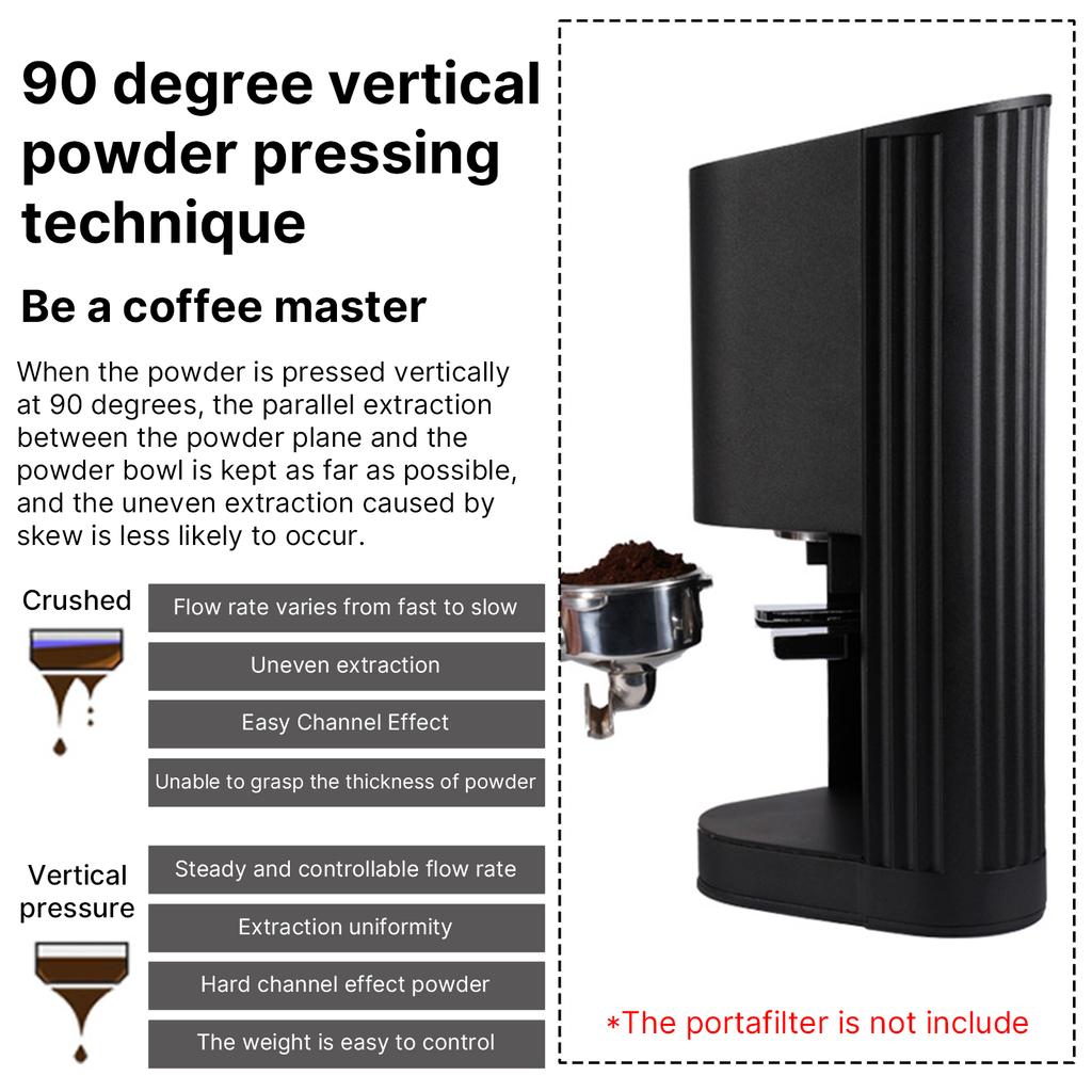 Automatic Espresso Tamper with Digital Display Touchscreen 5-30KG Powder Pressing Pressure