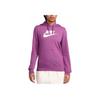 Comfortable Hoodie With Brand Logo Women Hoodies Purple DQ5776-518