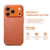 Чехол с блестками Full Coverage, защитой от падений для iPhone 17/16 Pro, с матовым покрытием и наклейками для защиты камеры