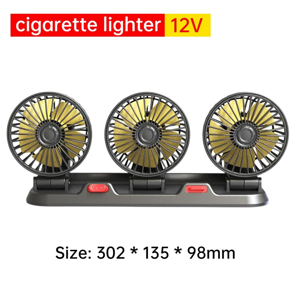USB/12 В/24 В вентилятор Автомобильный вентилятор Автомобильный электрический вентилятор Универсальный 3/2/1 головка Летний охлаждающий вентилятор Автомобильные аксессуары Авто электронные продукты