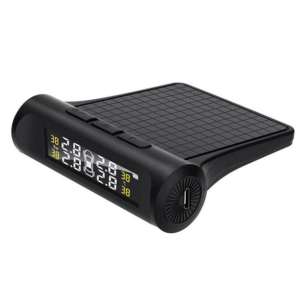 ЖК-цифровой манометр в шинах TPMS Высокоточный с внешним датчиком Беспроводная система контроля давления в шинах Обнаружение давления измерительного типа