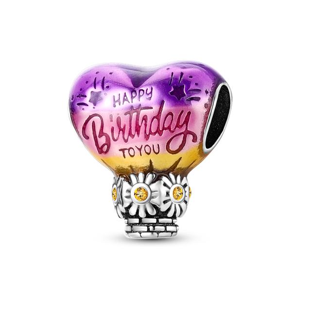 Heart Shape 925 Silver Family Lover Affection Pendant Charm Beads Fit Woman's Cute Bracelet DIY Jewelry For Women