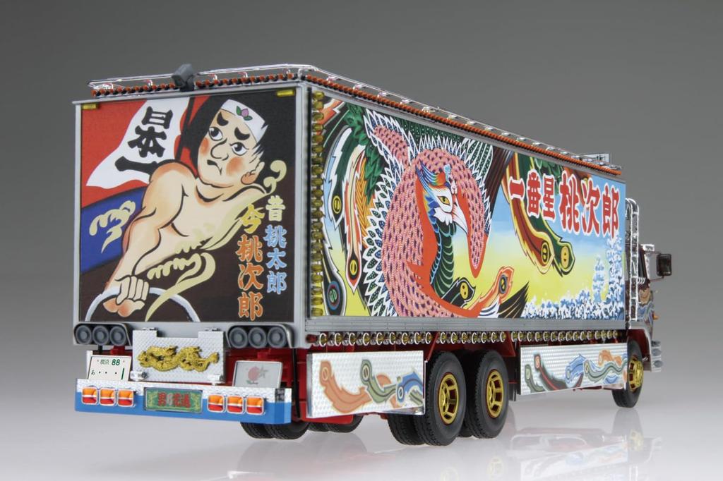 Aoshima Bunka Kyozai Серия Truck Yaro Ichibanboshi Hometown Express Пластиковая модель ООО. (АОСИМА) 1/32 №9 (Грузовик)
