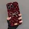 Floral Bow Suitable for Apple 16 Mobile Phone Case Iphone15PRO Three-dimensional Doll 14 Full Cover Anti-fall 13/12