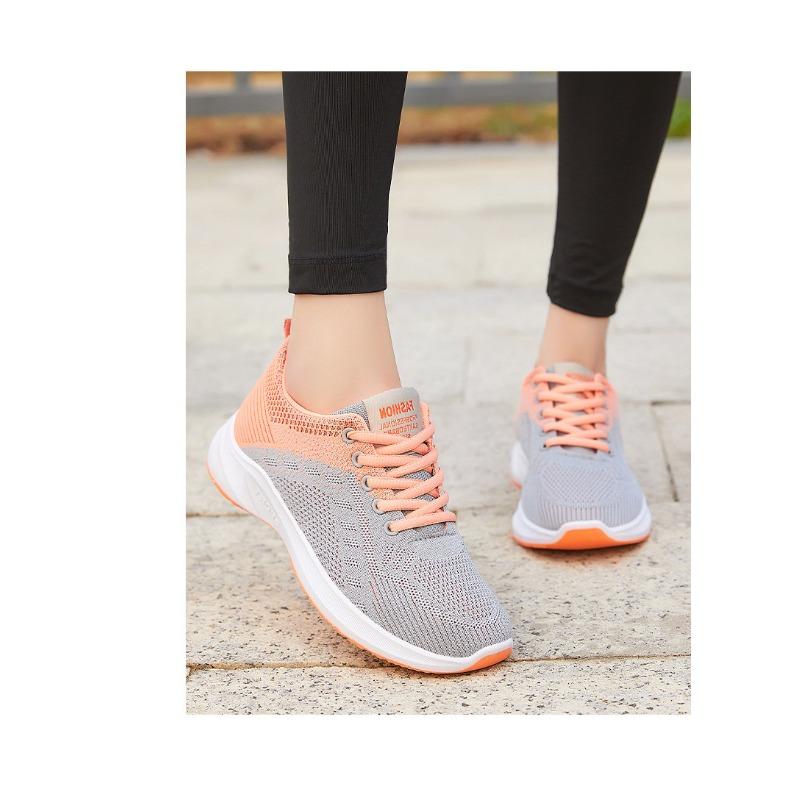 Женская обувь: повседневные кроссовки, дышащие кроссовки Flyknit, модная студенческая обувь