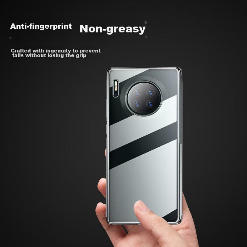 HotFire Transparent Silicone Case for Huawei Mate30 4G/5G, Shockproof Full Protection Soft Phone Cover
