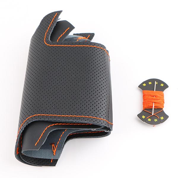 DIY Customaizd Car Steering Wheel Cover For Buick Sail Opel Astra G H 1998-2007 Zafira A Leather Braid For Steering Wheel