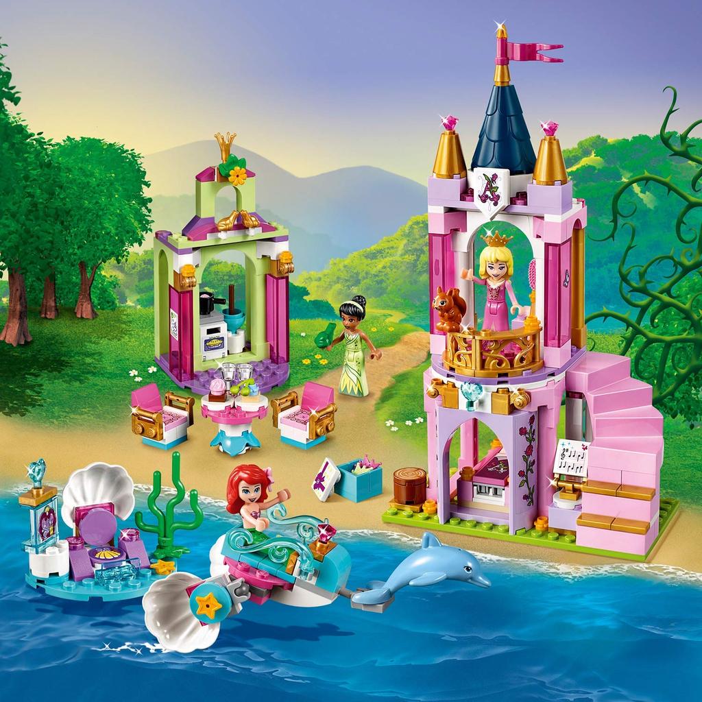 LEGO Disney Princess Принцесса и вечеринка принцесс 41162 Block Toy Девочка Ариэль, Аврора, Тиана