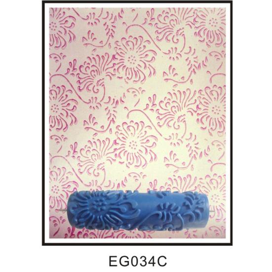 7-Inch Patterned Paint Roller Wall Decorative Art Texture Roller Household Wall Painting Embossing Texture Roller Tools Painting Supplies