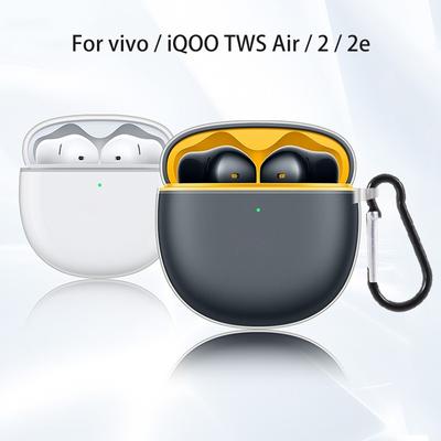Прозрачный мягкий силиконовый чехол из ТПУ с кристаллами для vivo iQOO TWS Air 2 2e TWS2 TWS2e, чехол для наушников, чехол для зарядки, сумки без водяных знаков