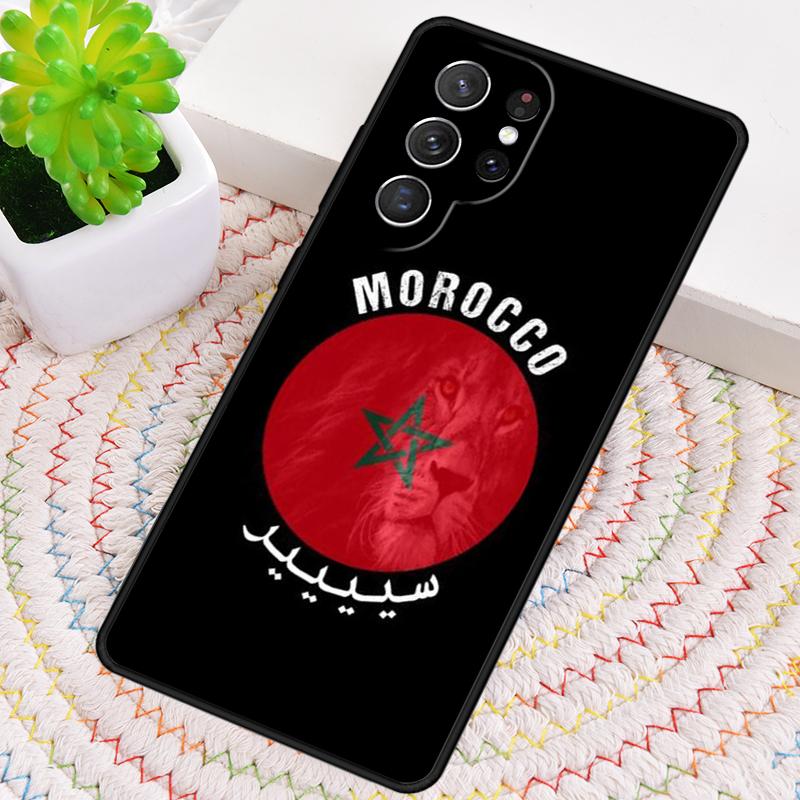 Силиконовый чехол для телефона Samsung Galaxy note 10 pro S26 S25 S24 S23 S22 S21 Plus S25Ultra с флагом Марокко и изображением паспорта
