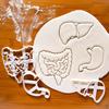 Human Organs Cookie Cutter Heart Brain Shape Fondant Icing Biscuit Mold Party Cake Decoating Baking Tools Kitchen Accessories