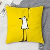 Декоративная квадратная наволочка с двусторонней печатью «GGoodnight Punpun» для дивана, гостиной, домашнего декора