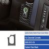 For Corvette C6 2005-13 Carbon Fiber Engine Start Button Interior Trim Sticker