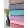 Хлопковый набор из 6 разноцветных жаккардовых полотенец для рук и лица размером 40х70.