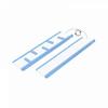 2-sided Children Wooden Slide Slide Board for Climbing Frame Children's Room Playground Indoor Mini Blue