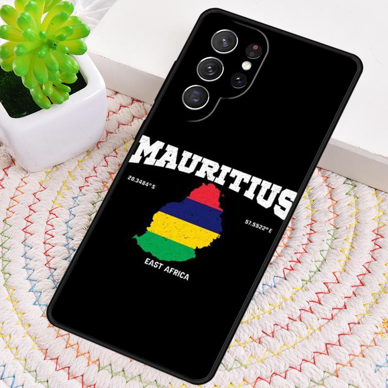 Силиконовый чехол для телефона с флагом Маврикия для Samsung Galaxy note 10 pro S26 S25 S24 S23 S22 S21 Plus S25Ultra Capa Cover
