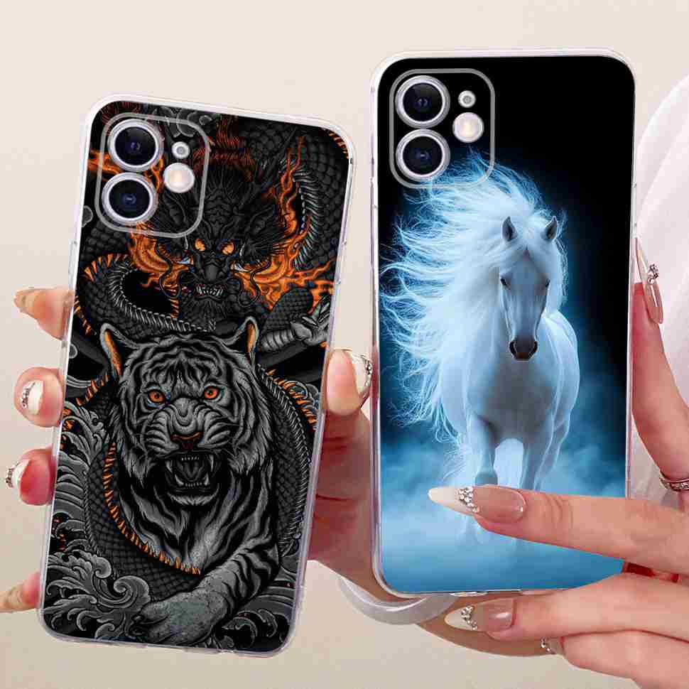 Чехол для iPhone 11 iPhone11 Милый Кот Дракон Цветок Чехол Мягкий Силикон Задняя Крышка Телефона Для Apple iPhone 11 Pro 11Pro Fundas