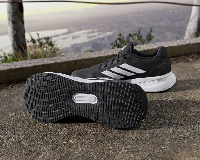 Adidas CORERUNNER 5 Беговые Унисекс Взрослые Основной Черный Размер см Обувь, NKE45, Черный/Белый/Основной (IH7758), +27,5