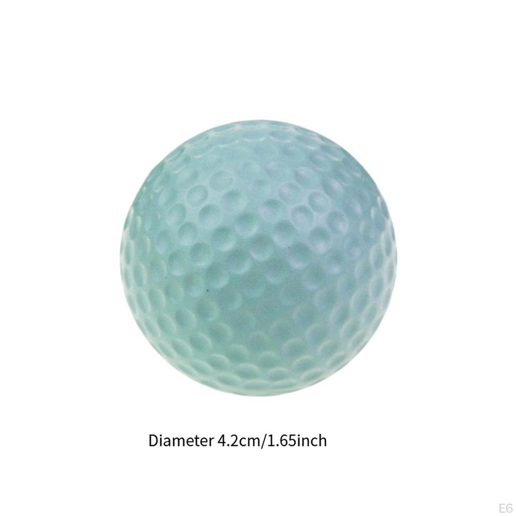 10 шт. мячей для гольфа диаметром 4,2 см, портативные, легкие, реалистичные, для тренировок