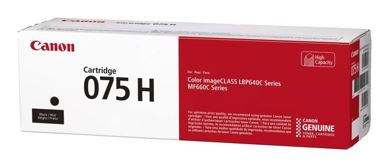 Canon CRG 075H BK (6369C002) Toner Cartridge, Black