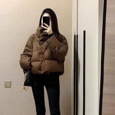 Женские зимние короткие хлопковые куртки и пальто свободного кроя нового стиля, повседневные куртки-пуховики
