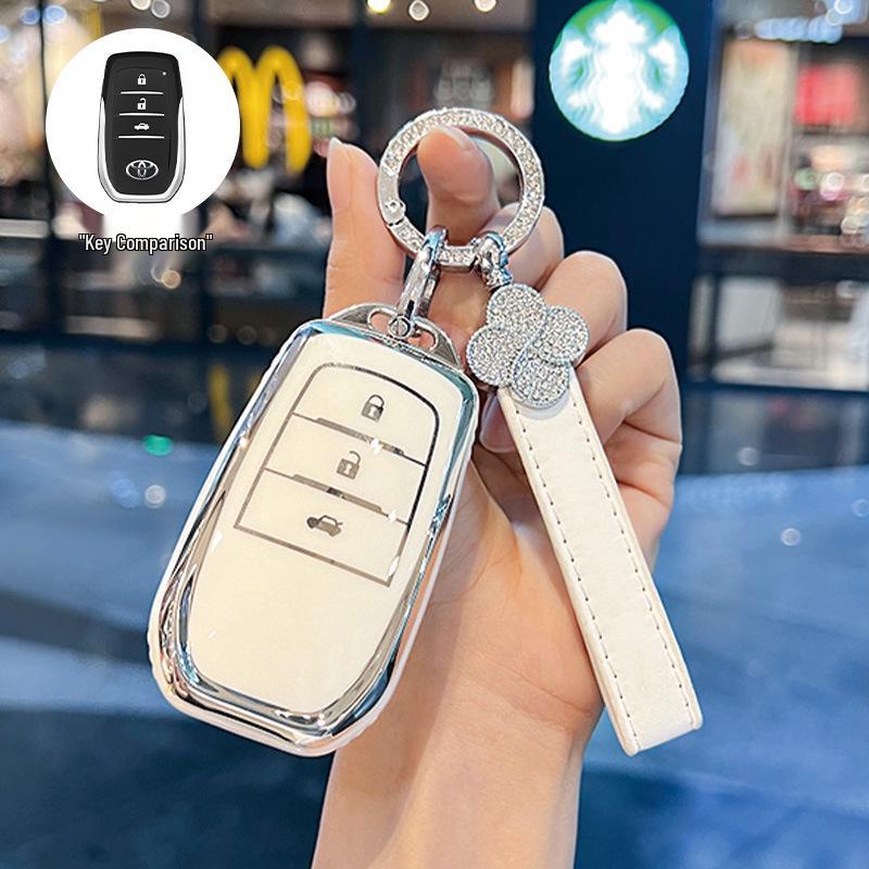 Чехол для ключа Toyota, совместимый с Corolla, Camry, Levin, RAV4, Venza, Avalon и Fenglanda