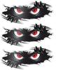 3PCS Peekaboo Monster & Cat Eyes Car Decal Set, Funny Peeking Stickers for Vehicles